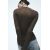 Zara Рифленый полупрозрачный топ собранный , Цвет: Коричневый, Размер: M, изображение 7