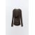 Zara Рифленый полупрозрачный топ собранный , Цвет: Коричневый, Размер: M, изображение 8