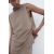 Zara Топ из мягкого пике без рукавов, Цвет: Телесный, Размер: S, изображение 2