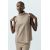 Zara Мягкий топ с высоким воротником , Цвет: Коричневый, Размер: L, изображение 2