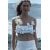 Zara   zw collection floral crop top , Цвет: Белый, Размер: XS, изображение 3