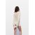 Zara  асимметричный вязаный свитер , Цвет: Бежевый, Размер: L, изображение 4