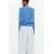Zara Простой базовый вязаный свитер , Цвет: Синий, Размер: M, изображение 5