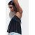 Zara  :
комбинированный топ на тонких бретельках с полупрозрачным натяжным эффектом , Цвет: Черный, Размер: XS, изображение 5