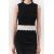 Zara  контрастный ребристый топ , Цвет: multicolor, Размер: S, изображение 2