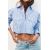 Zara Рубашка в полоску с укороченным дизайном , Цвет: multicolor, Размер: XS, изображение 4