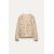 Zara Вязаная кардиган с отделками , Цвет: Бежевый, Размер: XS-S, изображение 3