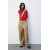 Zara : три четверти вязаного свитера с круглым вырезом, Цвет: Красный, Размер: S
