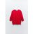 Zara : три четверти вязаного свитера с круглым вырезом, Цвет: Красный, Размер: S, изображение 6
