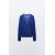 Zara Кардиган из тонкого вязаного материала с v-образным вырезом, длинными рукавами и застежкой на пуговицы, Цвет: Синий, Размер: L, изображение 6