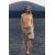 Zara Однотонный тонкий вязаный свитер с металлической нитью , Цвет: Оранжевый, Размер: S