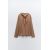 Zara Трикотажный свитер с шарфом , Цвет: Розовый, Размер: S, изображение 5
