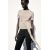 Zara Простой вязаный свитер с галстуком , Цвет: Бежевый, Размер: S, изображение 3