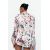 Zara Рубашка из печатного атласа , Цвет: С принтом, Размер: XS, изображение 4