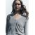 Zara Кардиган из ребристого тонкого вязания , Цвет: Серый, Размер: S, изображение 3