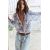 Zara Блузка с узором в виде оборок , Цвет: multicolor, Размер: XS, изображение 3