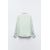 Zara Рубашка из атласа с стразовыми пуговицами , Цвет: Зеленый, Размер: XS, изображение 7