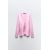 Zara Рубашка из атласа с завязками , Цвет: Розовый, Размер: L, изображение 8