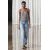 Zara Топ из трикотажа с тонкими бретелями и подвернутым низом в области выреза горловины, Цвет: Серый, Размер: S