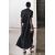 Zara Короткая рубашка с воротником из коллекции zara woman, с пышными короткими рукавами на манжетах из эластичного материала, Цвет: Черный, Размер: XS, изображение 6