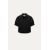 Zara Короткая рубашка с воротником из коллекции zara woman, с пышными короткими рукавами на манжетах из эластичного материала, Цвет: Черный, Размер: XS, изображение 7