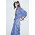 Zara Рубашка zw collection printed shirt , Цвет: Синий, Размер: S, изображение 2