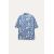 Zara Рубашка с воротником из 100% хлопка, Цвет: Синий, Размер: XS, изображение 6