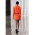 Zara Рубашка из атласной ткани коллекции zw collection zara woman, Цвет: Оранжевый, Размер: XXL, изображение 3