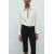 Zara Рубашка из крепа с воротником, украшенным жемчужинами , Цвет: Белый, Размер: S, изображение 3