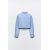 Zara Обрезанная рубашка из габардиновой ткани , Цвет: multicolor, Размер: XS, изображение 7