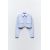 Zara Рубашка из обрезанной габардиновой ткани , Цвет: Синий, Размер: XS, изображение 6