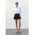 Zara Укороченная рубашка из поплина , Цвет: Белый, Размер: XS