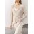 Zara Тонкий кардиган с прозрачным узором и круглым вырезом, Цвет: Бежевый, Размер: S, изображение 4