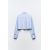Zara Рубашка свободного кроя из габардиновой ткани , Цвет: Синий, Размер: XS, изображение 8