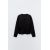 Zara Вяженый свитер с собранным поясом , Цвет: Черный, Размер: XS, изображение 6