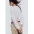Zara Блузка с металлической нитью и собранными плечами , Цвет: Белый, Размер: XL, изображение 4