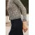 Zara Кардиган с открытым вязанием, декорированный металлической нитью, Цвет: С принтом, Размер: S, изображение 2