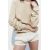 Zara Тонкий свитер из смесовой хлопковой и льняной пряжи , Цвет: Бежевый, Размер: S, изображение 2