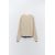 Zara Тонкий свитер из смесовой хлопковой и льняной пряжи , Цвет: Бежевый, Размер: S, изображение 5
