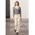 Zara Тонкий вязаный свитер с v-образным вырезом и длинными рукавами, Цвет: Серый, Размер: M