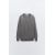 Zara Тонкий вязаный свитер с v-образным вырезом и длинными рукавами, Цвет: Серый, Размер: M, изображение 5