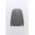 Zara Тонкий вязаный свитер с v-образным вырезом и длинными рукавами, Цвет: Серый, Размер: M, изображение 6