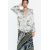 Zara Рубашка из печатного атласа , Цвет: multicolor, Размер: XS, изображение 2