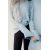 Zara Разорванный вязаный свитер , Цвет: Синий, Размер: S, изображение 3