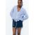 Zara Рустикальная полосатая рубашка , Цвет: multicolor, Размер: L, изображение 4