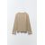 Zara Мягкий свитер с передним швом , Цвет: Бежевый, Размер: S, изображение 6