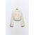 Zara Рубашка с разделителем в полоску с эффектом морщин, Цвет: Бежевый, Размер: XS, изображение 8