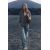 Zara Рубашка-пижама с вышивкой из коллекции zw collection , Цвет: Серый, Размер: S