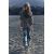 Zara Рубашка-пижама с вышивкой из коллекции zw collection , Цвет: Серый, Размер: S, изображение 3