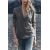 Zara Рубашка-пижама с вышивкой из коллекции zw collection , Цвет: Серый, Размер: S, изображение 4